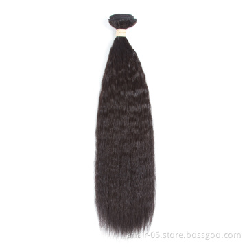 Bundles vendors wholesale sales brazilian weave human hair kinky straight human hair bundles with lace frontal closure